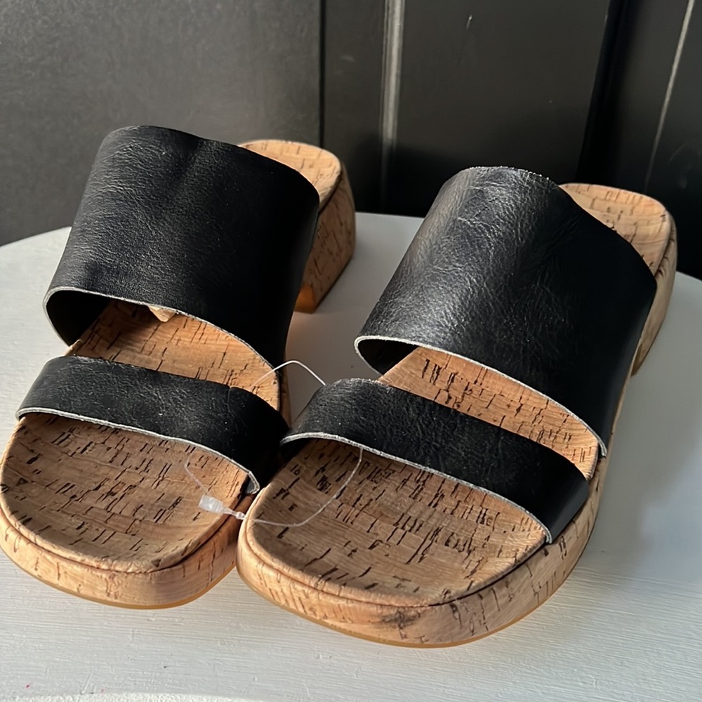 KORK-EASE The Original NEW “Alia” Black Slide Sandal Size 9